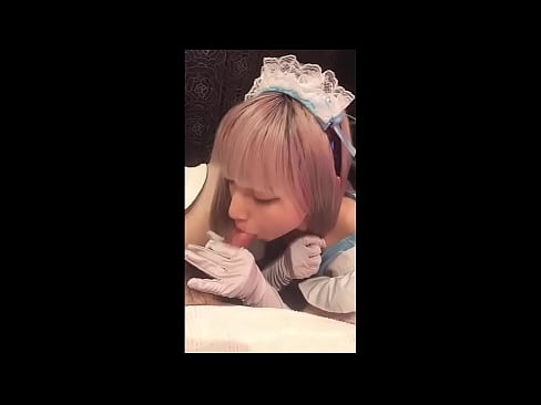 ❤️ Japanese Idol [mayuka], French maid costume, part 1, blowjob and jerk off with lotion ❤️❌ Porno sa amon ❌️❤